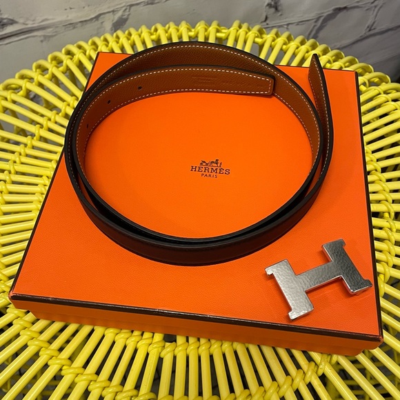 Hermes Mini Constance Martelee Belt Buckle & Strap 24mm - Picture 4 of 5